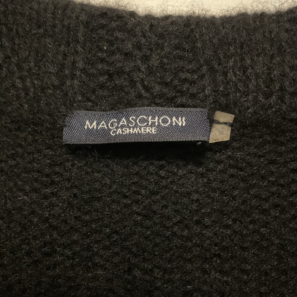 Magaschoni Black Cashmere Sweater - Picture 8 of 8